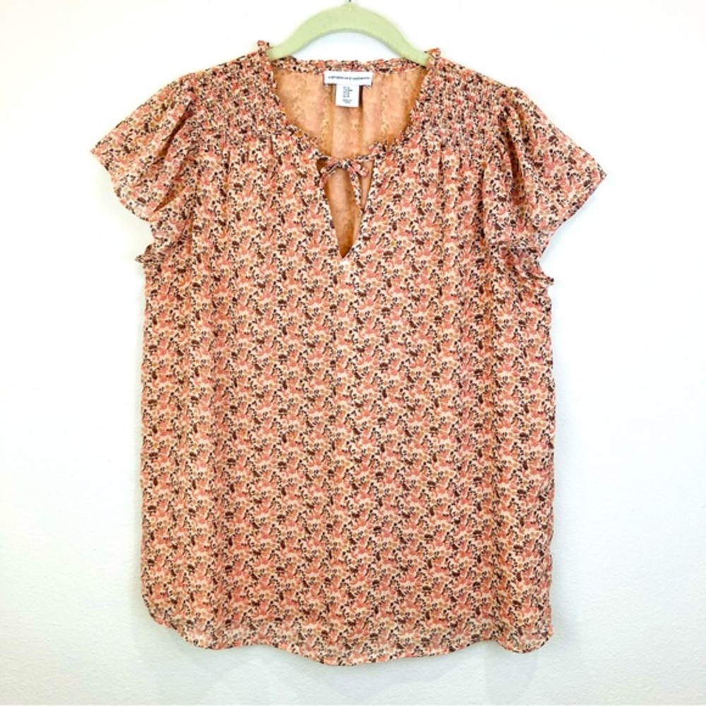 Cupcakes and Cashmere Flutter Sleeve Blouse